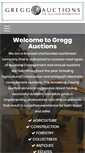 Mobile Screenshot of greggauction.com